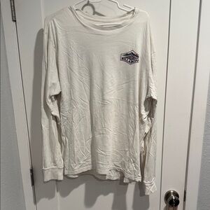Billabong Cream Long Sleeve Tee for Men